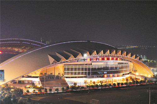 東新區(qū)夜色璀璨，如詩(shī)如畫(huà)